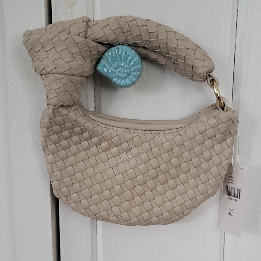 Anthro Melie Bianco Mini Brigitte Knotted Handle Bag Charm